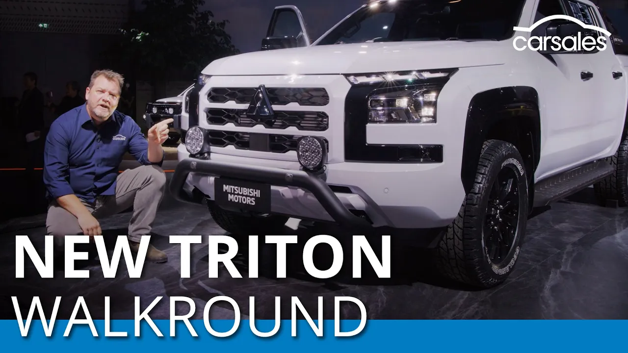 2024 Mitsubishi Triton Walkround | Sixth-generation ute muscles up in size, tech and power