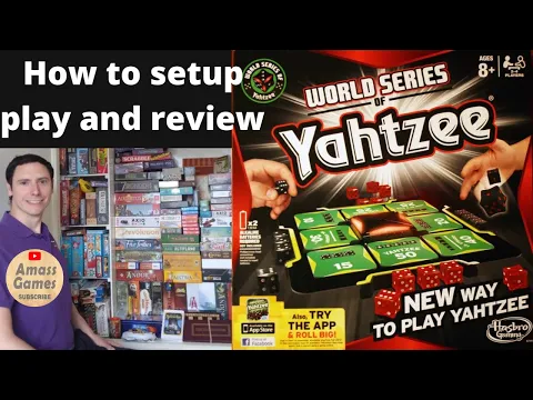 World Series of Yahtzee #howtoplay #review #boardgame #tabletop AmassGames #bgg #games #dice
