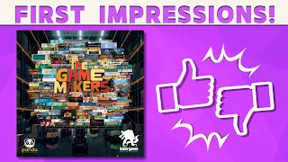 The Game Makers - First Impression Review!