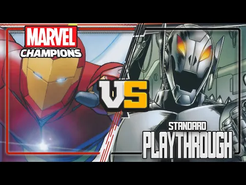 Iron Man vs Standard Ultron - Marvel Champions True Solo Playthrough