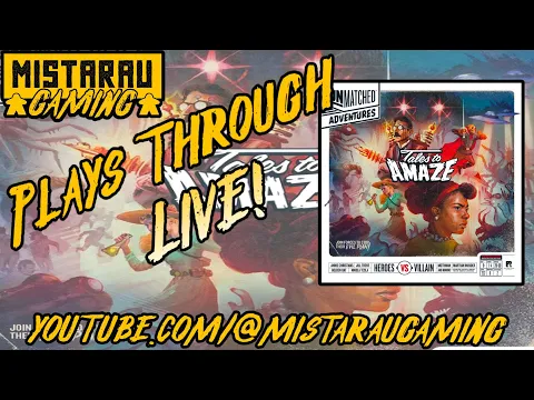 Solo Playthrough | LIVE | How to Play Unmatched Adventures - Tales to Amaze | Mista Rau Gaming