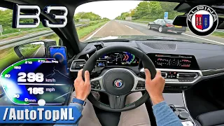 ALPINA B3 G21 *298km/h* TOP SPEED on AUTOBAHN by AutoTopNL