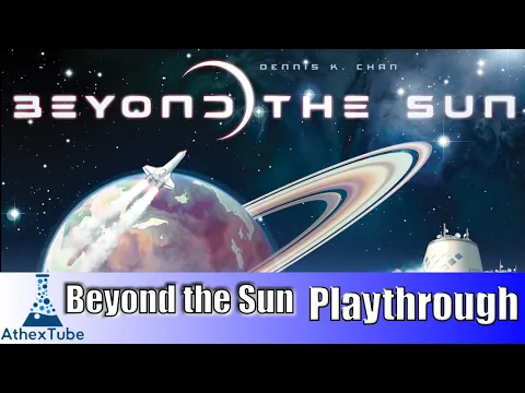Beyond the Sun Full 4 player Playthrough On Board Game Arena