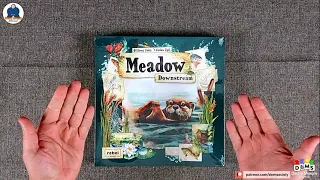 UNBOXING MEADOW DOWNSTREAM Expansion (Espansione) - Board Game - #indabox