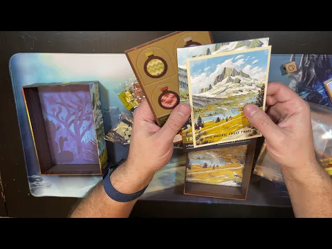 Trails Board Game Unboxing