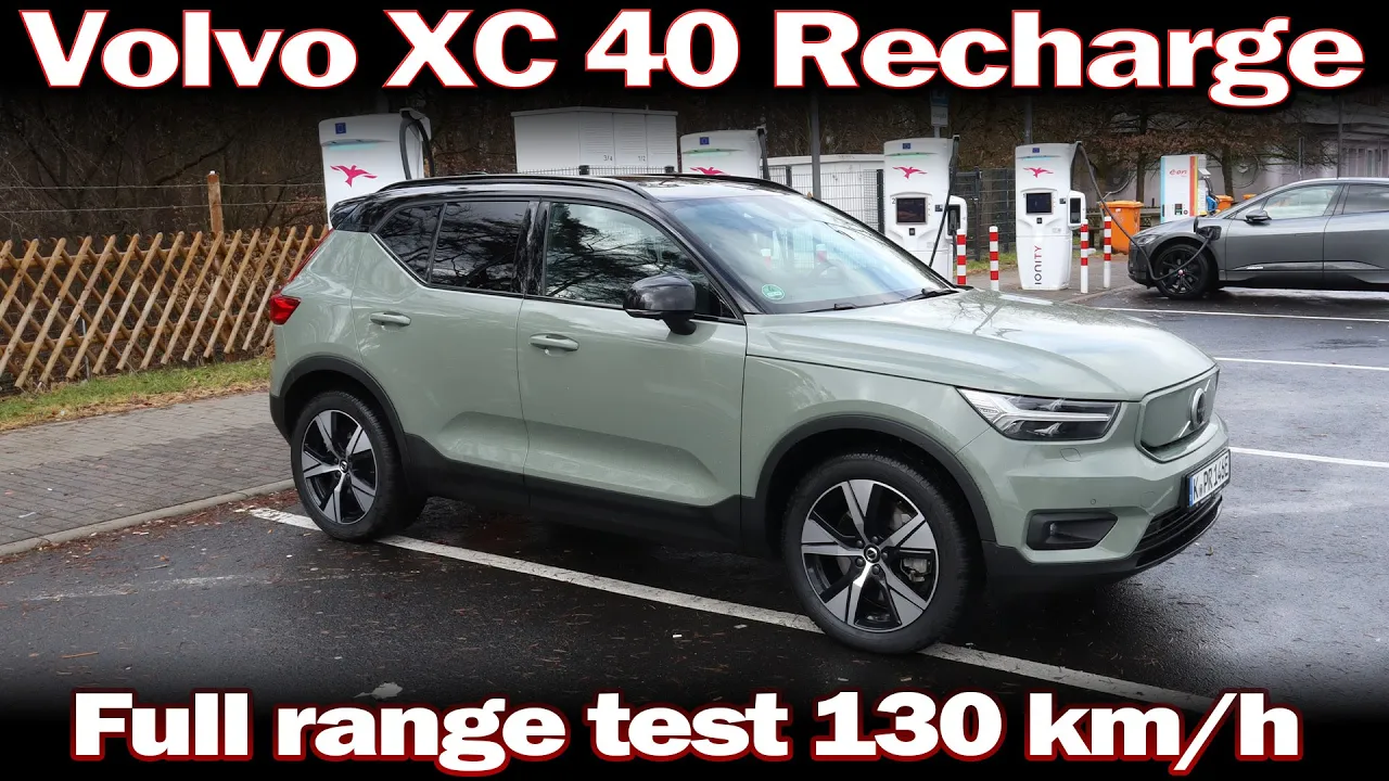 Volvo XC40 Recharge - Full range test at 130 km/h