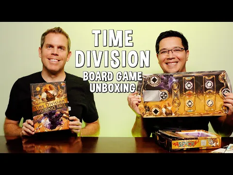 Unboxing Time Division - Time Traveling Animals Board Game