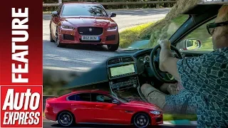 New 2018 Jaguar XE 300 Sport takes on the lost French Grand Prix circuit