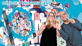 { Règles Et Partie } ON JOUE À THE SAME GAME | Jeu De Société | Spielwiese
