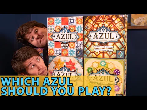 Ranking ALL the Azul Games! | Guide to Your Azul Journey | Abstract Tile Placement Standard!