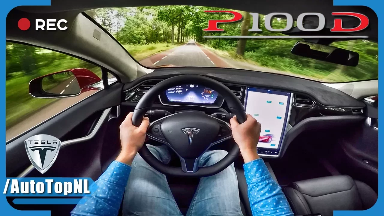Tesla Model S P100D LUDICROUS POV Test Drive by AutoTopNL