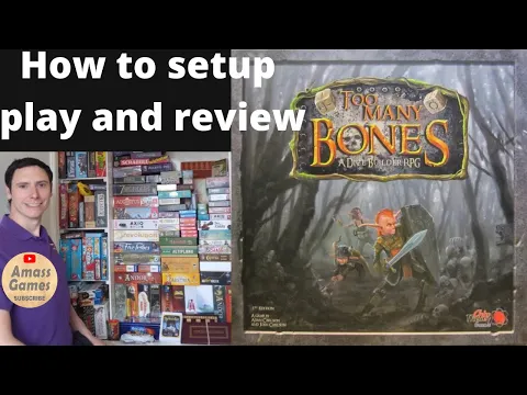 Too Many Bones #howtoplay #review #boardgame #tabletop AmassGames #games #bgg #dice