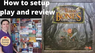 Too Many Bones #howtoplay #review #boardgame #tabletop AmassGames #games #bgg #dice