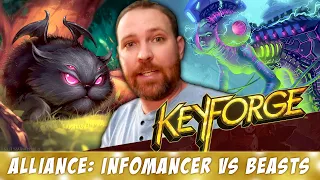 Keyforge Alliance: Infomancer vs. Beasts