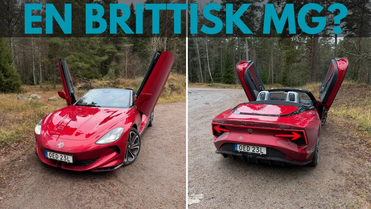 MG Cyberster GT är ingen Porsche men kostar inte som en heller | Elbilsmagasinet