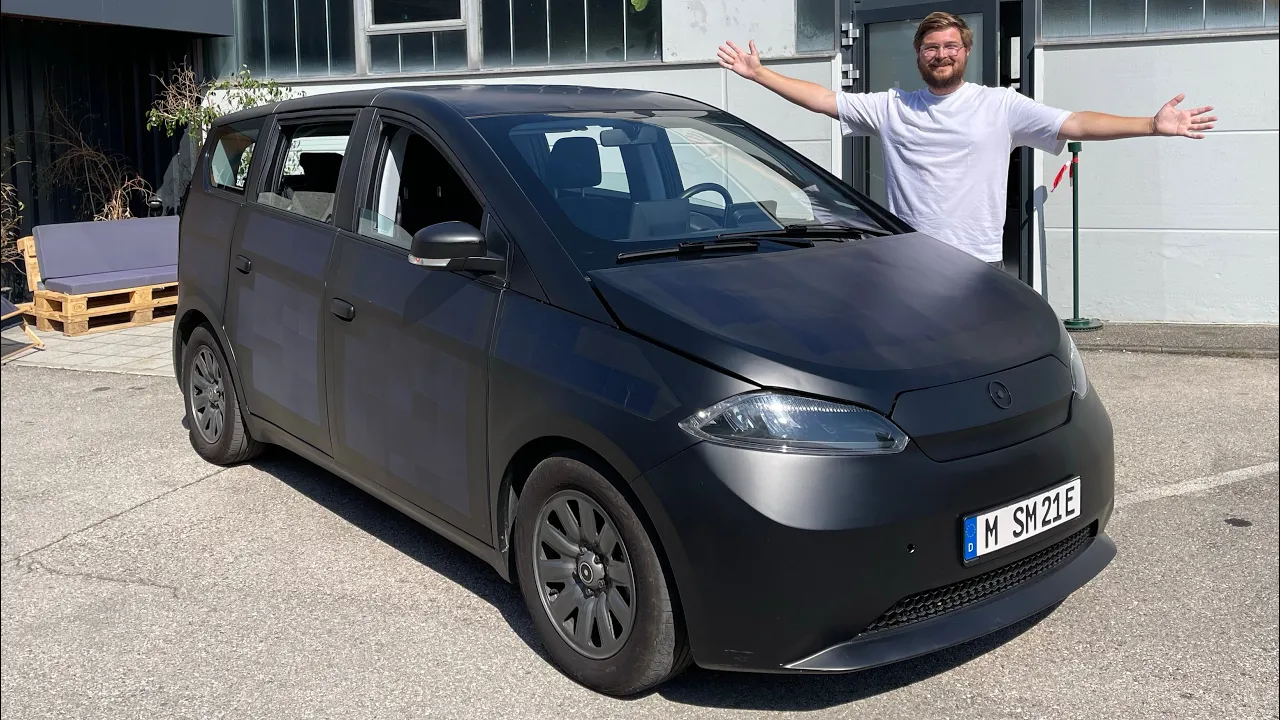 I Drive The Sono Sion Prototype - A Car That Can Be Powered By The Sun!