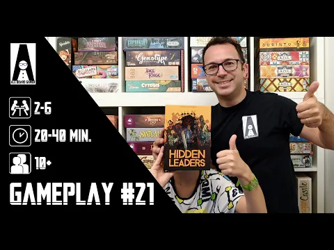 Gameplay #21: una partita completa a Hidden Leaders,un gioco di carte di bluff, astuzia e deduzione.