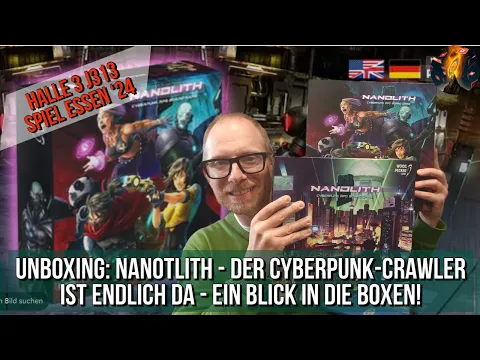 Unboxing: Nanolith - der Cyberpunk- ist endlich da - ein Blick in die Boxen!