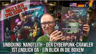 Unboxing: Nanolith - der Cyberpunk- ist endlich da - ein Blick in die Boxen!