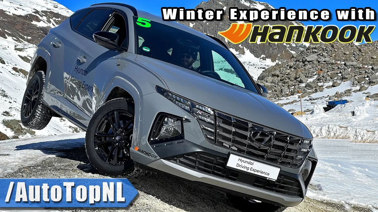 DRIVING on SNOW in the AUSTRIAN ALPS with @hankooktire_global by AutoTopNL