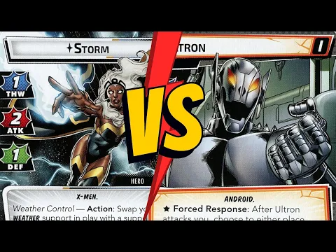 Storm vs. Ultron - Marvel Champions Gameplay