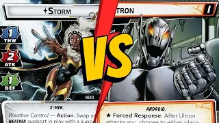 Storm vs. Ultron - Marvel Champions Gameplay