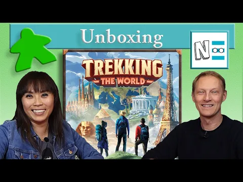TREKKING THE WORLD Unboxing Board Game Video