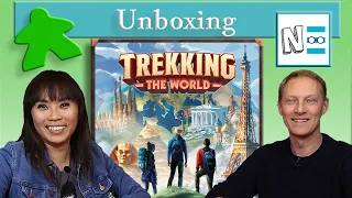 TREKKING THE WORLD Unboxing Board Game Video