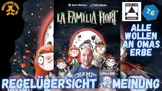 La Familia Hort - Brettspiel Teddy - Regeln und Meinung - Board Games