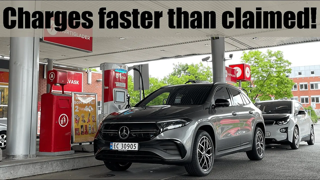 Mercedes-Benz EQA 10-80% SOC Charging Speed & Time Test!