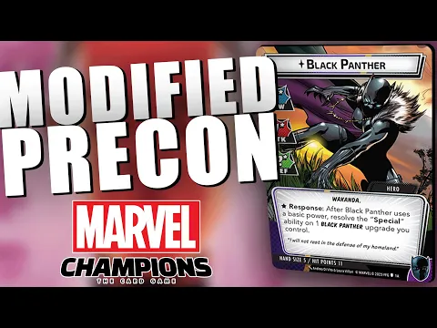Modifying Shuri's Precon For My First Game vs Expert Klaw Marvel Champions Live Replay