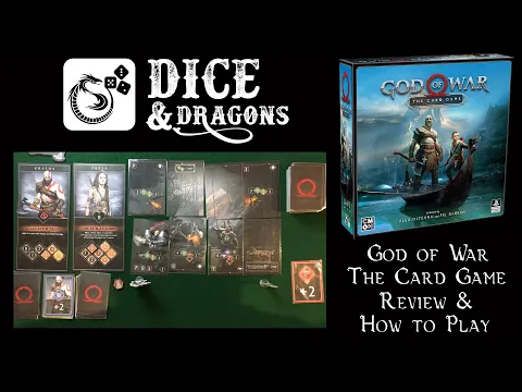 Dice and Dragons - God of War The Card Game Review and How to Play