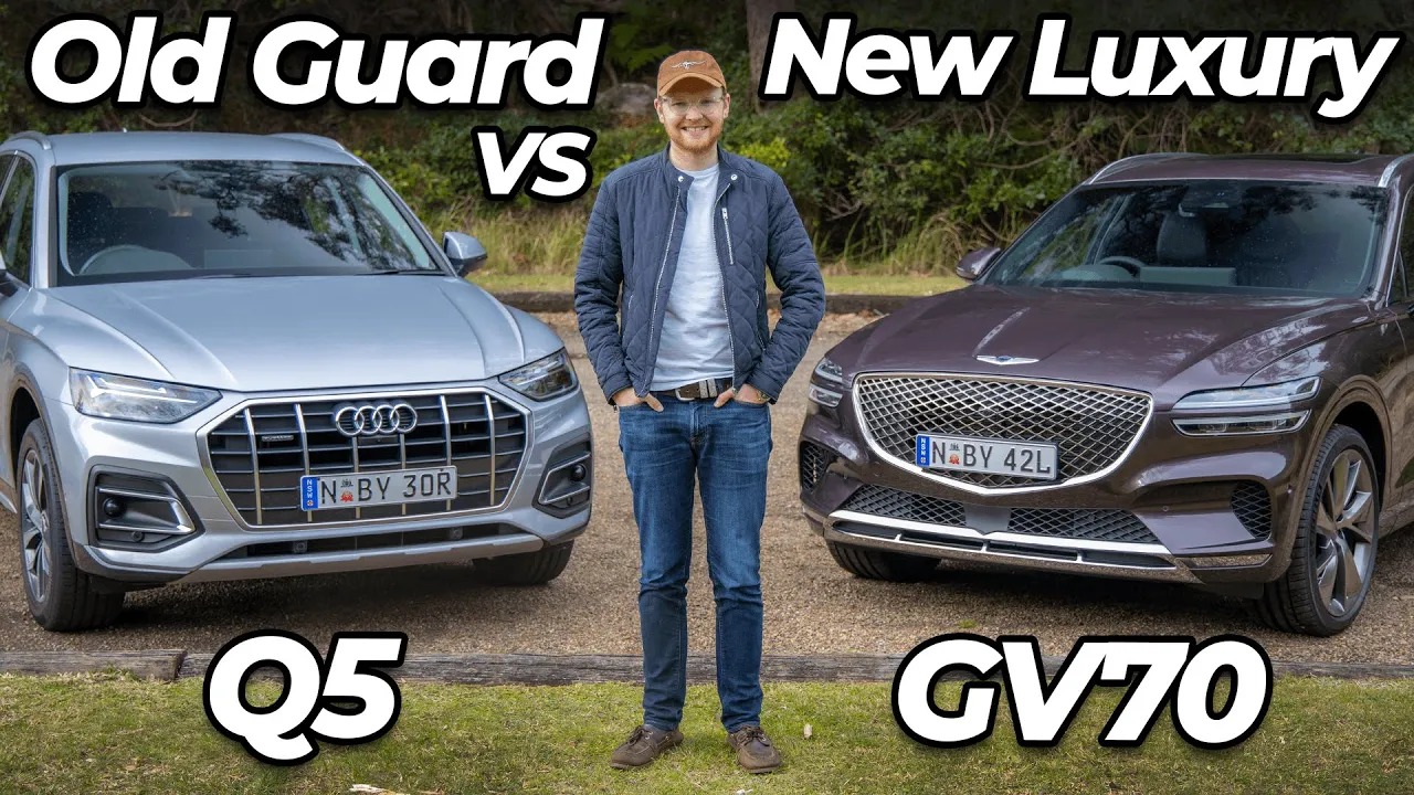 Genesis GV70 vs Audi Q5 2021 comparison review | newcomer or old-guard luxury SUV? | Chasing Cars