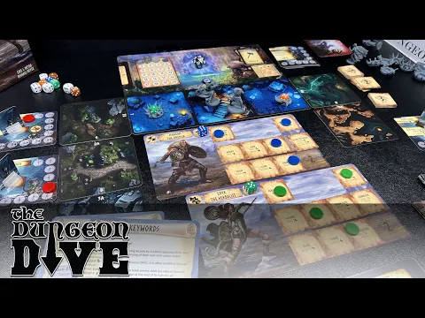 Midhalla - A Viking-themed fantasy dungeon crawl with low luck strategy (Kickstarter preview)