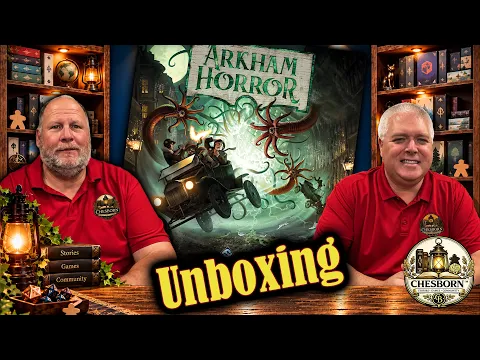 Arkham Horror 3rd Edition Unboxing | What Horrors Are Hiding Inside?