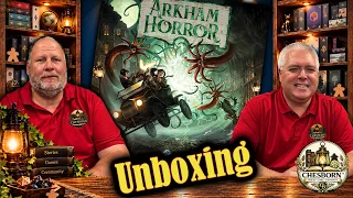Arkham Horror 3rd Edition Unboxing | What Horrors Are Hiding Inside?