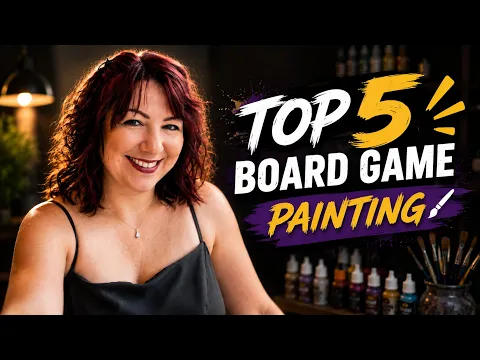 Top 5 Most Fun Board Game Miniatures to Paint | Painting & Gameplay Talk #lotusthalia #boardgames