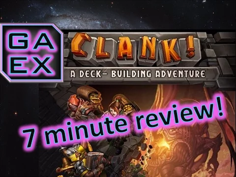 Clank Deck Building Board Game - 7 Minute Review!