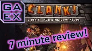 Clank Deck Building Board Game - 7 Minute Review!