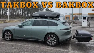 Hur mycket sämre är en takbox för förbrukningen? | Elbilsmagasinet