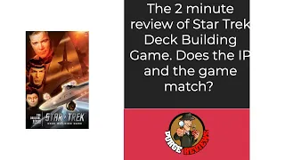 2 Minute Review Star Trek TOS Deck Building Game by Purge Reviews