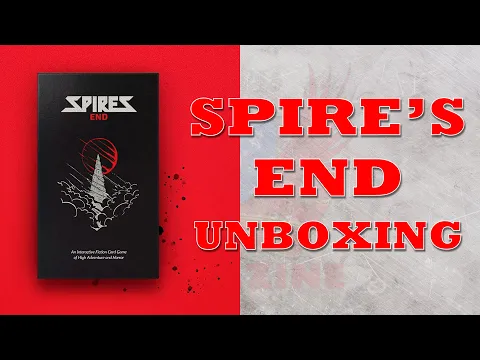 Unboxing Spire’s End by Greg Favro a dark fantasy card and adventure game for one or two players