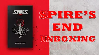 Unboxing Spire’s End by Greg Favro a dark fantasy card and adventure game for one or two players