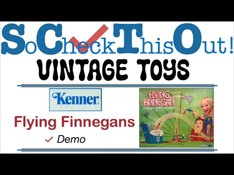Kenner Flying Finnegan game from Kenner - Vintage 1978 - Demo - How to Set Up / Play