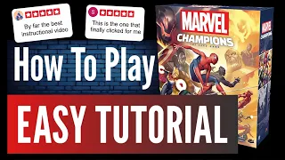 How to Play MARVEL CHAMPIONS Step-by-Step | Post-Rules 1.6