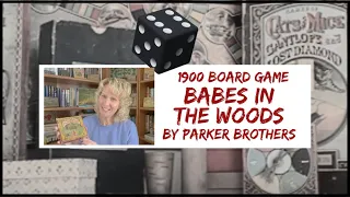 1900 Antique Parker Brothers Board Game: Babes in the Woods #boardgames