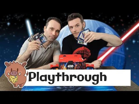 Let's play Star Wars Unlimited! Luke vs Vader