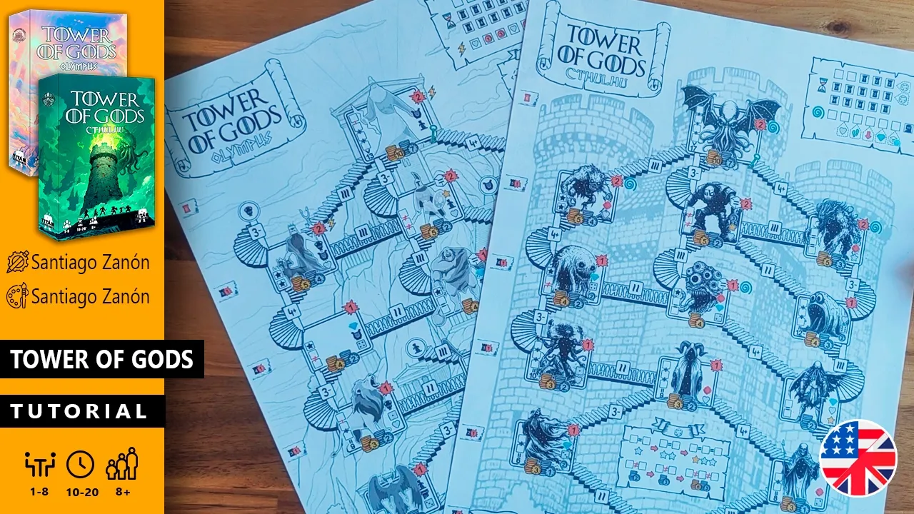 Tower of Gods: Cthulhu & Olympus - 5 June on Kickstarter