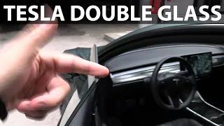 Testing noise in Tesla Model 3 with double glass