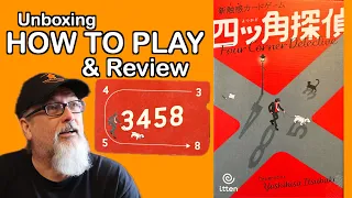 How to Play Four Corner Detective Board Game | Yoshihisa Itsubaki | Published by itten Games
